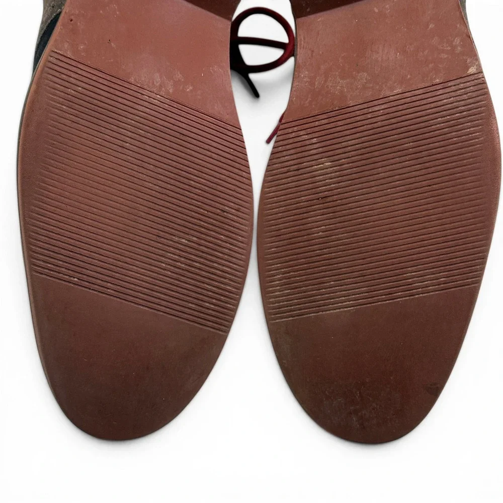 1901 Saddle Up Navy Grey Suede Oxford Shoes M23109 Mens 9.5 M